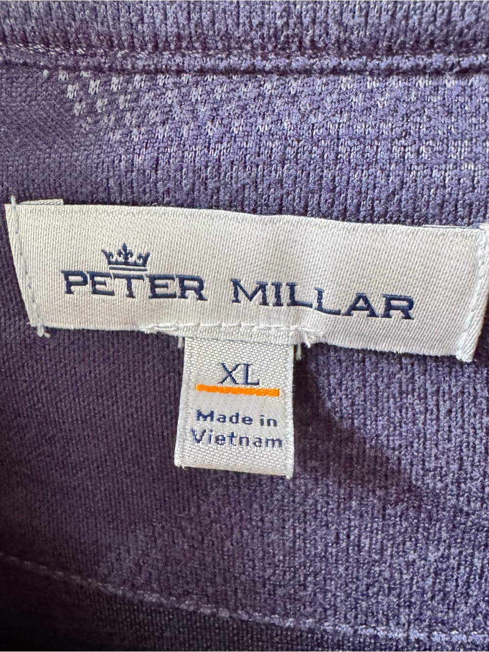 Peter Millar Crown Sport Perth Camo Performance
Quarter-Zip Pullover Navy XL - Picture 3 of 6